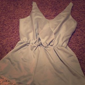 Cute sleep jumper with lace trim